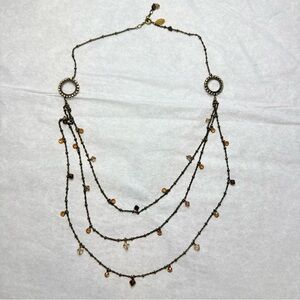 Liz Palacios Vintage 3 Layer Necklace